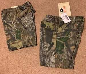 NWT Boys MOSSY OAK BREAK UP Camoflauge 4 Pocket Shorts Size Toddler 4 - Picture 1 of 10