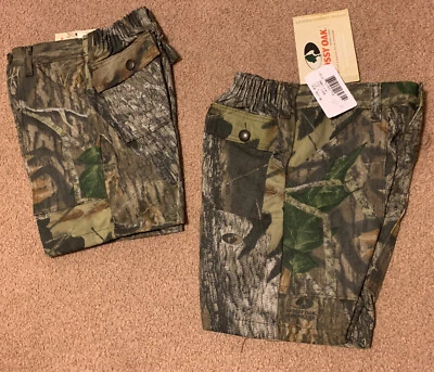 NWT Boys MOSSY OAK BREAK UP Camoflauge 4 Pocket Shorts Size 16 - Image 1 of 4