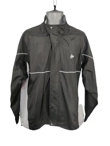 MENS DUNLOP GOLF SIZE UK LARGE BLACK MESH LINED SPORT JACKET COAT LIGHTWEIGHT - Picture 1 of 6