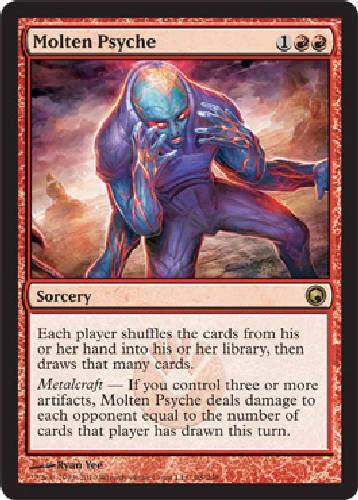 MOLTEN PSYCHE Scars of Mirrodin MTG Magic the Gathering Cards DJMagic - Image 1 of 1