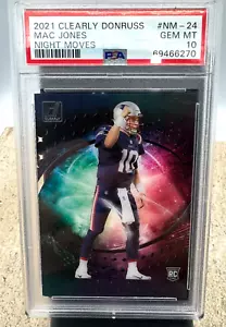 Mac Jones (RC) - 2021 Clearly Donruss Night Moves Case Hit #NM-24. PSA 10 / POP 11 - Bild 1 von 6