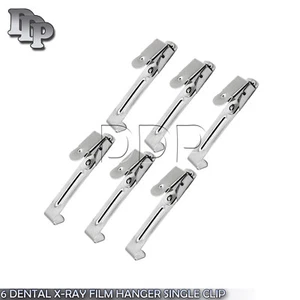 6 DENTAL X-RAY FILM HANGER SINGLE CLIP FOR X-RAY FILM - Picture 1 of 3
