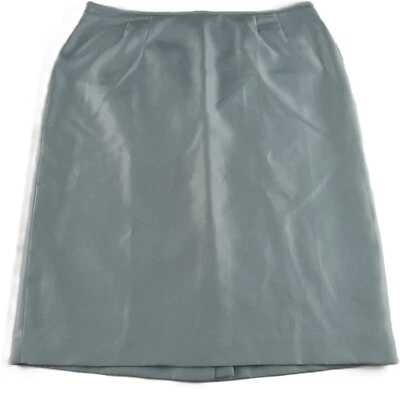 Falda recta para mujer Jones Wear talla 18 azul canal forrada abertura hasta la rodilla Foto 1 de 4