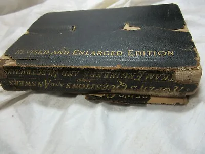 1897 Roper’s Questions And Answers For Engineers And Electricians Reference Book • 40.46$