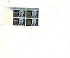 us stamp efo 1270 F-VF  NH plate Block of 4  ink smear top 2 stamps  (goo1