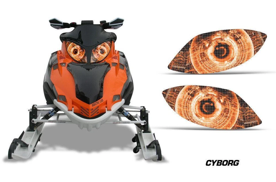 Kit de gráficos de ojos de faros de moto de nieve cubierta de calcomanía para Arctic Cat Firecat CRRPT O Foto 1 de 1