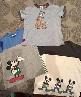Hanna Andersson Lots Of Boys Shirt Disney Mickey Short Sleeve Sz 130 - Image 1 of 4