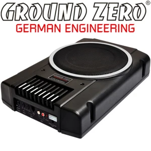 Ground Zero GZTB 20ACT 20cm Aktiv flach Subwoofer Verstärker Bass Box unter Sitz - Bild 1 von 3