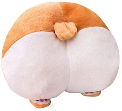 Corgi Butt Pillow, Pets Puppy Lovely Corgi Shaped Animals Cushion Round Stuffed  - Image 1 of 4