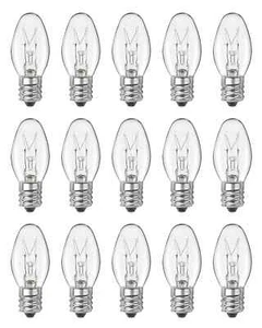 Salt Lamp Bulbs - 15 Watt Light Bulbs for Scentsy Wax Warmer - C7 Replacement... - Picture 1 of 3