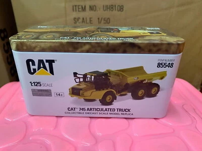 DM 1/125 Cat 745 Articulated Truck Elite Series DieCast Model Toy Gift 85548 - Image 1 of 4