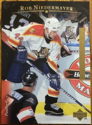 1995-96 Upper Deck Electric Ice Gold RARE Rob Niedermayer #310 Florida Panthers - Image 1 of 3
