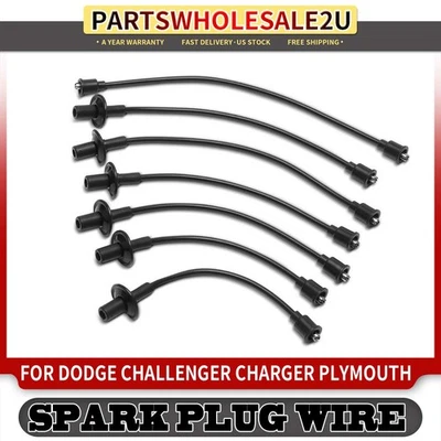 7x Juegos de cables de bujías para Plymouth Suburban Satellite Fury Belvedere personalizado Foto 1 de 4