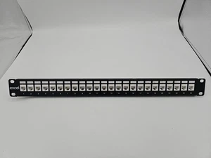 EXCEL - EXL100-755 PATCH PANEL KEYSTONE 24 PORT 1U - VOLL KAT 6 STECKDOSEN - Bild 1 von 4