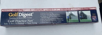  Red de práctica de golf y accesorios para entrenamiento de digestión de golf 9' x 7' ¡Nueva!  Foto 1 de 2