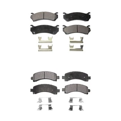 Semi-Metallic Disc Brake Pads Front Rear for Chevrolet Express 1500 Tahoe 2002-2 - Image 1 of 4