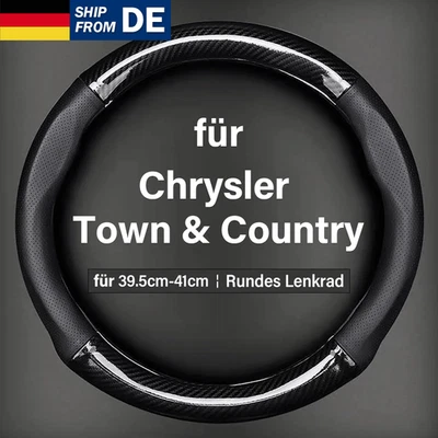 für Chrysler Voyager (2008-2016) NEW Lenkradbezug Lenkradschoner Schwar Ø39-41cm - Bild 1 von 4