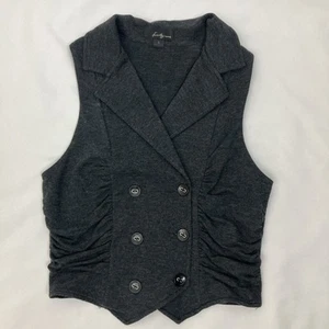 Forever 21 Dark Grey Vest Women’s Small - Picture 1 of 16