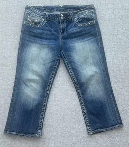 Bling VIGOSS The New York CAPRI JEANS bestickt distressed 15/16 Länge 21 - Bild 1 von 11