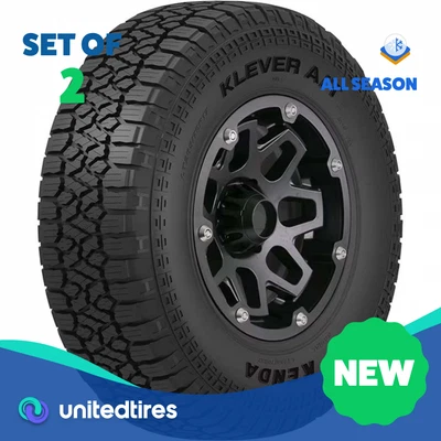 Set of (2) New LT 245/75R16 Kenda Klever A/T2 KR628 120/116S - Image 1 of 4