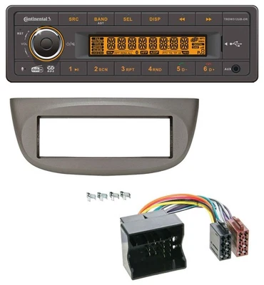 Continental Bluetooth MP3 USB DAB Autoradio für Renault Twingo 07-14 beige-grau - Bild 1 von 4