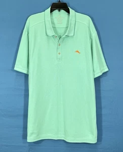 TOMMY BAHAMA Supima NEUWERTIG Piqué Strick MARLIN LOGO Freizeit Strand POLOSHIRT Gr. 2XL - Bild 1 von 5