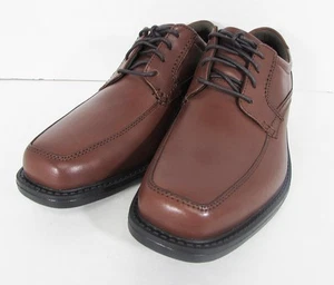 110 $ Rockport Hommes Style Crew Apron Toe Lace Up Oxfords, Tan II, US 7,5 Large - Picture 1 of 7