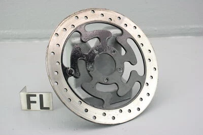 2004 Harley Dyna Rotor de Disco de Freio Dianteiro Esquerdo PRETO BRILHANTE BREMBO - Imagem 1 de 4