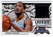 2013-14 Panini Crusade Quest Memorabilia Anthony Randolph Denver Nuggets #45