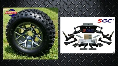 Club Car DS Golf Cart 6" A-Arm Lift Kit + 12" Wheels and 23" Tires 1982-2003 Foto 1 de 4