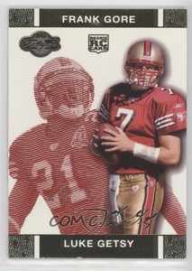 2007 Co-Signers Red Changing Faces Gold /399 Luke Getsy Frank Gore Rookie RC