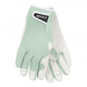 Annabel Trends - Sprout Sage Green Ladies Goatskin Gloves | Garden House - OSFA - Picture 1 of 2