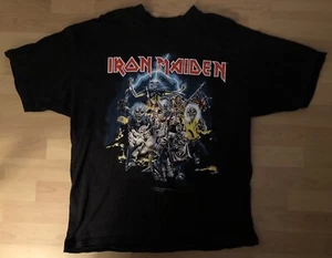 Vintage 1996 Iron Maiden Best Of The Beast Heavy Metal T-shirt Size Tag Torn Off - Picture 1 of 5