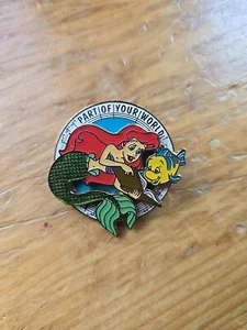 Disney Pin Part of Your World Little Mermaid Ariel Book Flounder Magical Musical - Picture 1 of 4