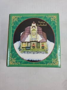 Giftco Inc. Train Railway Station Ceramic Votive Candle Holder Christmas Vintage - Picture 1 of 5