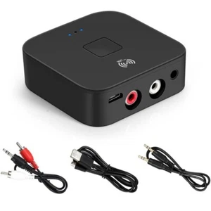 NFC Bluetooth 5.0 Receiver 3.5mm AUX or RCA Input Speaker Wireless Audio Adapter - Picture 1 of 13
