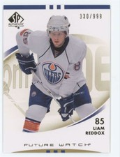 2007-08 SP Authentic Liam Reddox RC 330/999 Edmonton Oilers #176