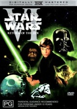 STAR WARS: Episode VI [6] - Return Of The Jedi DVD TOP 250 MOVIES V.RARE R4