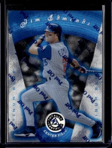 1997 Pinnacle Totally Certified #100 Jim Edmonds Platinum Blue #/1999 - Picture 1 of 2