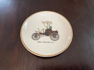 Vintage Winton Automobile 1898 Ceramic Plate Clarence P Hornung Illustration - Picture 1 of 2