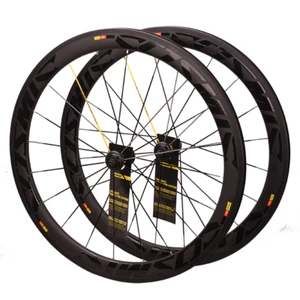 700C Carbon Fiber Wheels 38/50/60mm Depth Racing Road Bike Wheelset Cosmic - Picture 1 of 10