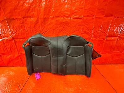 09-15 INFINITI G37 CONVERTIBLE BLACK LEATHER UPPER SEAT LOWER SKIN WRAP OEM 278 - Image 1 of 4