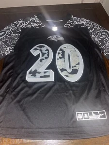 NFL BALTIMORE RAVENS ED REED REFLECTIVE JERSEY MENS LARGE - Picture 1 of 13