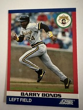 SCORE 1991 MLB Super Star BARRY BONDS #26 EX-NM! ⚾️