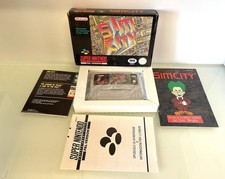 SIM City PAL ITA Gig SNES Nintendo Original Super Nintendo