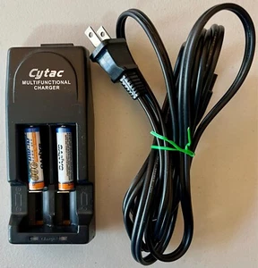 Cytac Multifunctionl Charger # CY015; for AA & AAA Li-Ion Batteries; & 2 AA batt - Picture 1 of 3