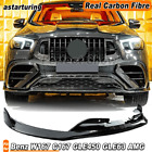 For Benz W167 C167 Gle450 Gle63 Amg Coupe Real Carbon Front Bumper Lip Spoiler