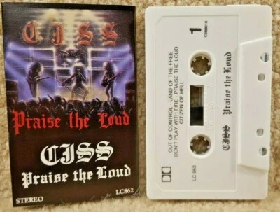Vintage 1986 Cassette Tape CJSS Praise The Loud Leviathan Records - Imagem 1 de 4