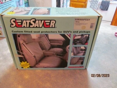 Covercraft SeatSaver Seat Covers SS8355PCGY gray rear seat 60/40 Foto 1 de 4