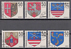 Czechoslovakia:1969 Sc#1652-57 Used Cto Coat Of Arms   Al1110